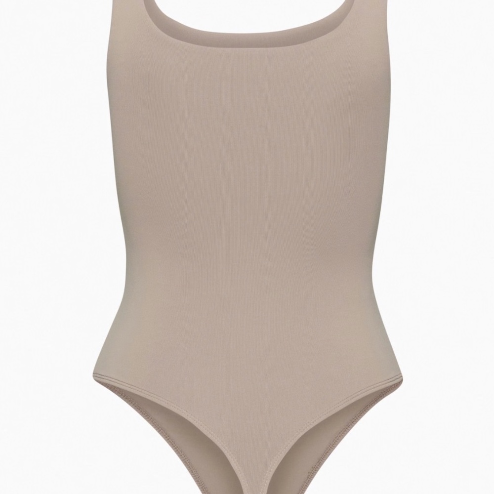 Aritzia Contour Tank Bodysuit in Warm Taupe - Picture 5 of 5